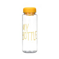 300ml 500 ml plasic AS clear reusable sports water bottle BPA free