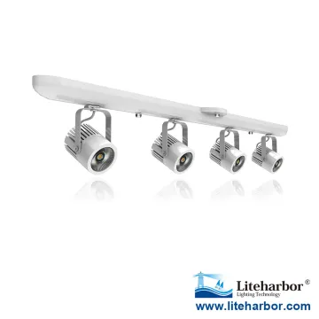 15W/Lamp 1275 Lumen/Lamp Line Volt. Die-casting LED Track Light 4 Head