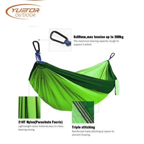 Hamacas de paracaídas de nylon individuales superligeras