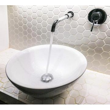 Bathroom pop up drain basin drainer waste
