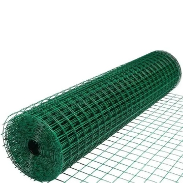 Green Vinyl Coated Galvanized 6x6 3x3 Wire Mesh Fence Roll