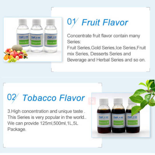 Rasa vape memusatkan rasa buah untuk jus e