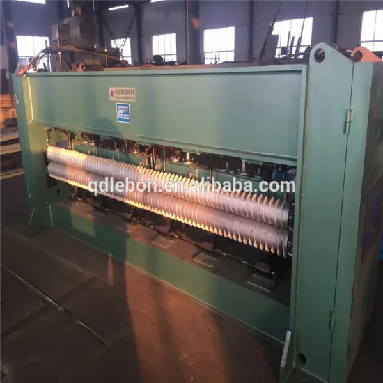 High capacity needle punch fiber glass felt making machine