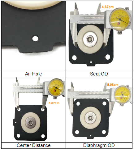 K2501 M1183B Goyen Type Diaphragm Repair Kit