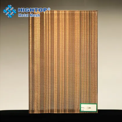 Decorative Colored Metal Textile Laminated Glass: Enhancing Architectural Facades