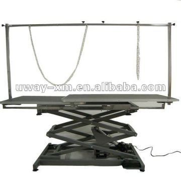 UW-GR-043 2012 newest design double-layer boards electric lifting pet grooming table for large dogs