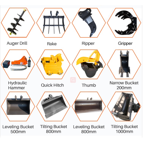 Precios de excavadoras Kubota de 1000 kg de alta calidad