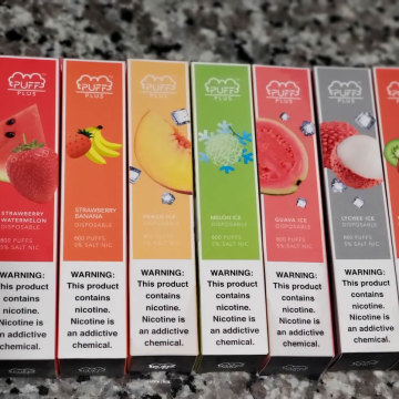 Puff Plus 5% Nic 800puffs with many flavors
