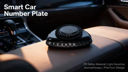 Advanced Car Number Plate Holder for Smart Home Devices