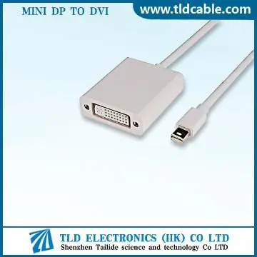 Mini DisplayPort DP to DVI Adapter