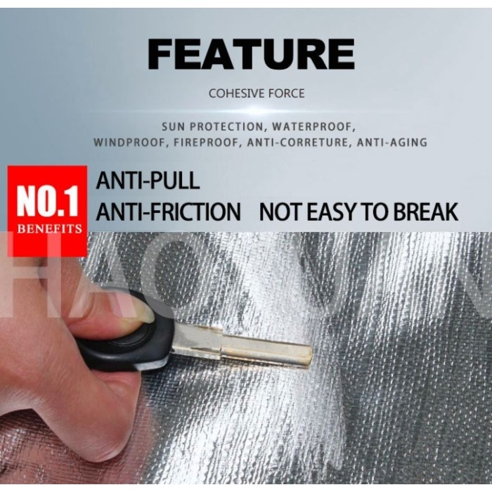 قماش رقائق الألومنيوم الألياف الزجاجية