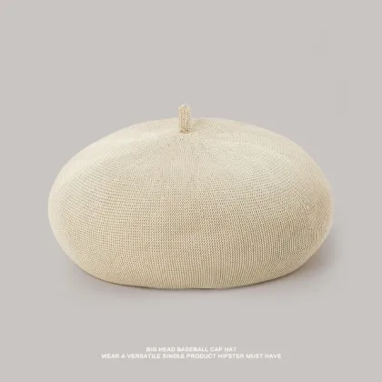 Custom red beret Plain Embroidered Wool Beret