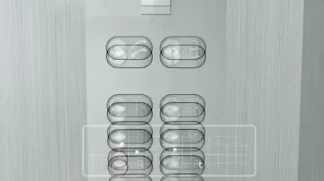 Eac CE ISO Qualified Center Opening Stretcher Bed Elevator