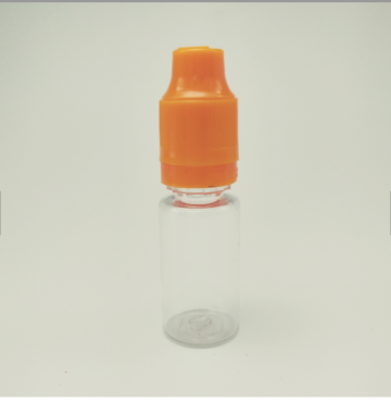 Pet drop bottle with child resistance cap