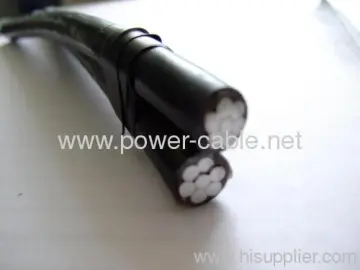 Abc Aerial Bundle Cable 450/750v Duplex Cable Astm 