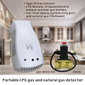 Home Security 85dB Warning gas detector price High Sensitive LCD Photoelectric Independent Gas Sensor Poisoning Alarm Detector