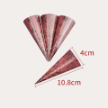 Brown ice cream cone paper sleeve