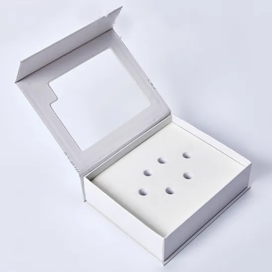 Custom Clear Lid Gift Box with Foam