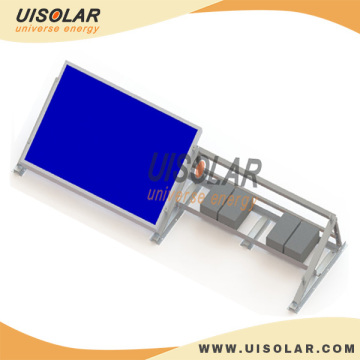 Ballasted solar mounting system for concrete and flat roof