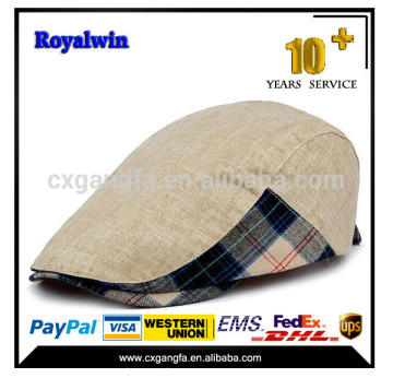 2015 hot selling, cheap ivy peaked cap, beret hat wholesale baseball cap