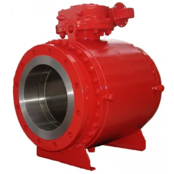 FLANGED END TRUNNION FORGED BALL VALVE W63F-3PC