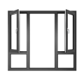 Customized Triple Glazed Aluminum Casement Windows