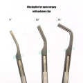 Instruments en acier inoxydable Clips Applicateurs Open chirurgie