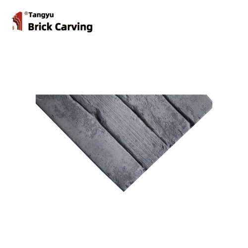 Linear Brick Carving imitation old gray brick sliced floor tiles Supplier