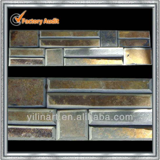 DIY yard natural slate stones/cheapest natural thin slate stone YL-O027