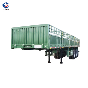 LONGQ 40 Ton Cargo Side Wall Fence Semi Trailer