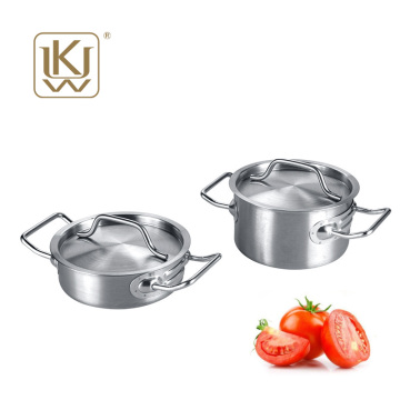 High Body Stainless Steel Sauce Pot Set