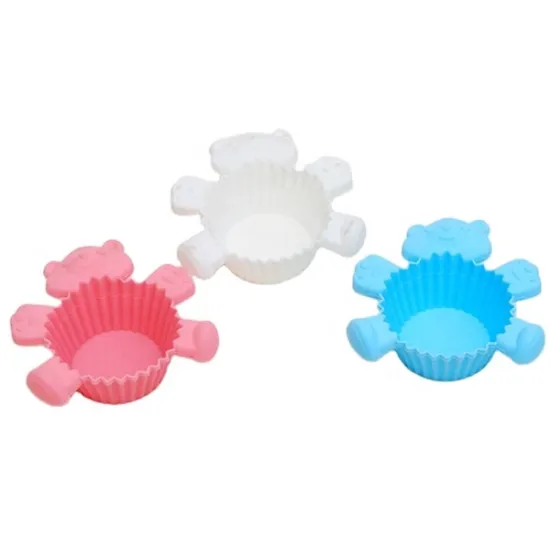 Factory Price Wholesale Bear-Shaped Flower Pastry Molds for Baking Cakes