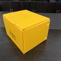 Yellow PP Corrugated Plastic Recycled Storage Bins