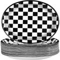 Checkerboard-shaped plate