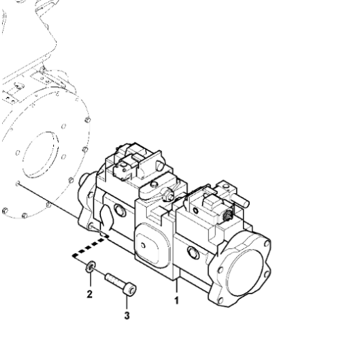 VOE14522561 pump for EC700B