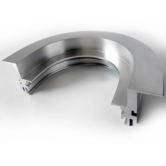 OEM Aluminum Pressure Die Casting Moulds, Anodized Curved Bending Aluminum Rails: Profile Extrusion Manufacturers