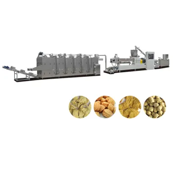 Texture Soya Protein Chunks Production Line for Vegetarian Foods