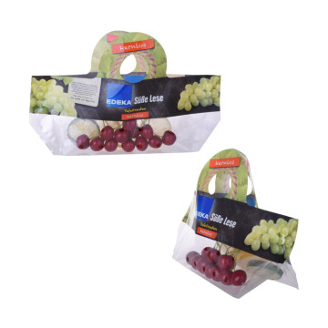 Borse da frutta in plastica con zip con zip personalizzate con zip