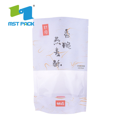 Recycle Biodegradable Fertilizer Rice Paper Bags with Zipper