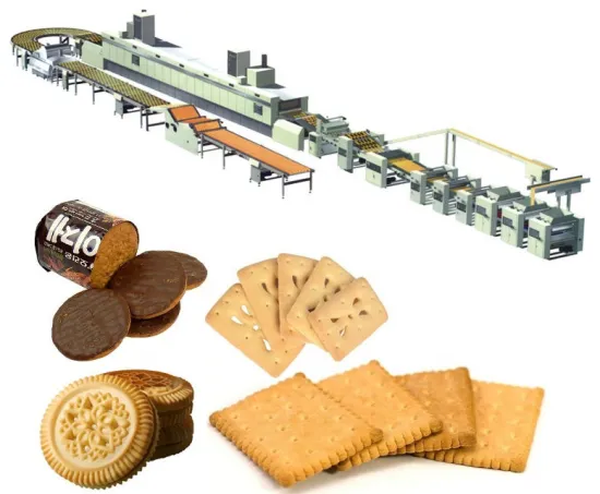 Full Automatic Soft and Hard Biscuit Production Line with Core Filling Equipment