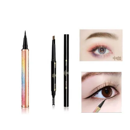 Waterproof Vegan Black Eyeliner: Long-Lasting Liquid Eyeliner Pen for Cosmetics