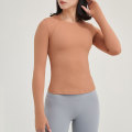 Nuove donne a maniche lunghe sportive top equestri