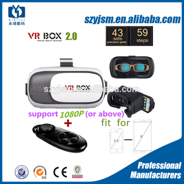Google Cardboard VR BOX 3D Glasses Virtual Reality smartphone Helmet VR Headset VR Goggles Head Mount+Bluetooth Controller