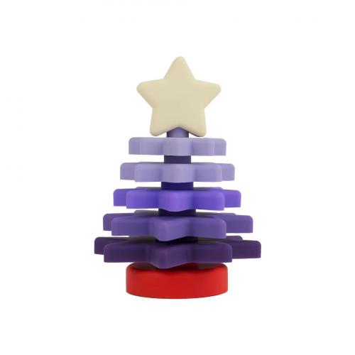 Silicone Nesting Star Stacker Puzzle Baby Stacking Toy