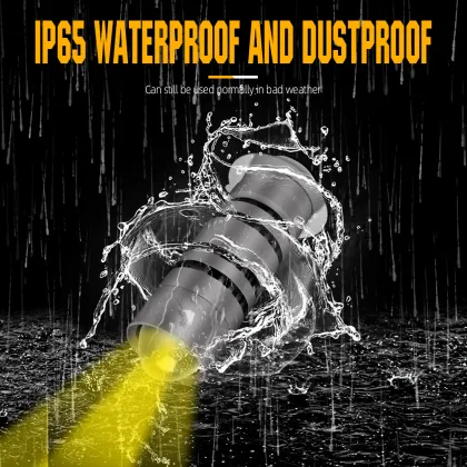 HAIZG BA20D Motorcycle LED Headlight IP65 6500K - Car Lighting System