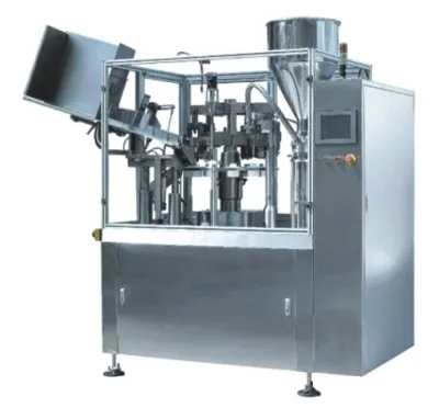 Automatic plastic tube filling and sealing equipment with PLC