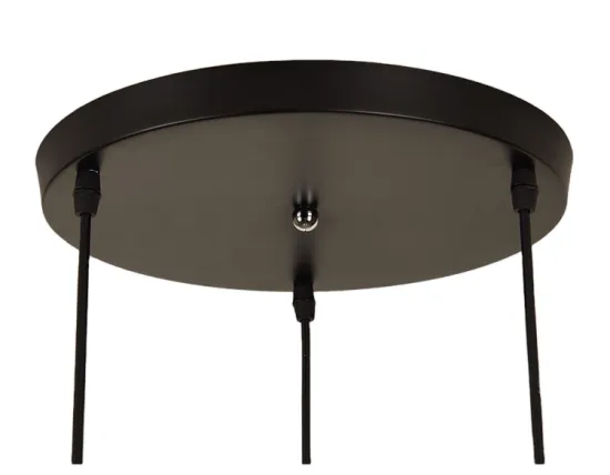 Metal LED Pendant Light Ceiling Tray Wall Lamp Kit - Hanging Lamp Holder Accessories