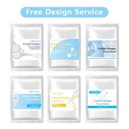 Korean Bio Deep Collagen Moisturizing Face Mask Sheets for Private Label Skincare