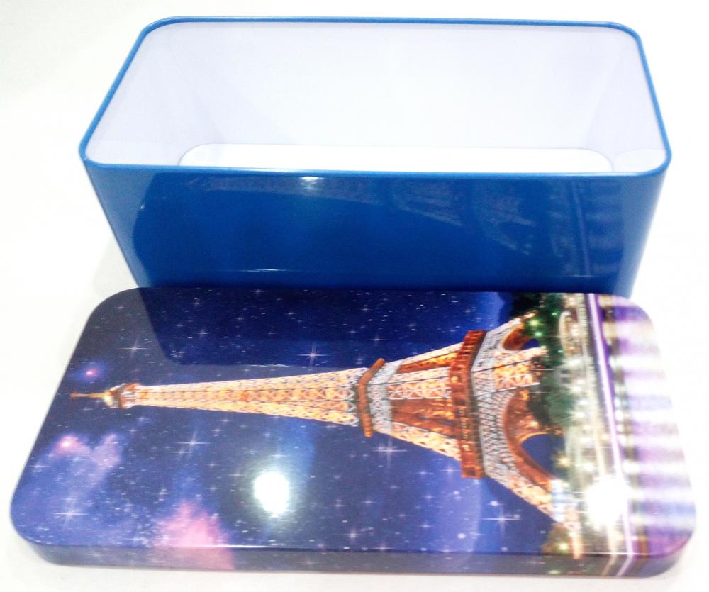 Customized Rectangular Stationery Tin Box