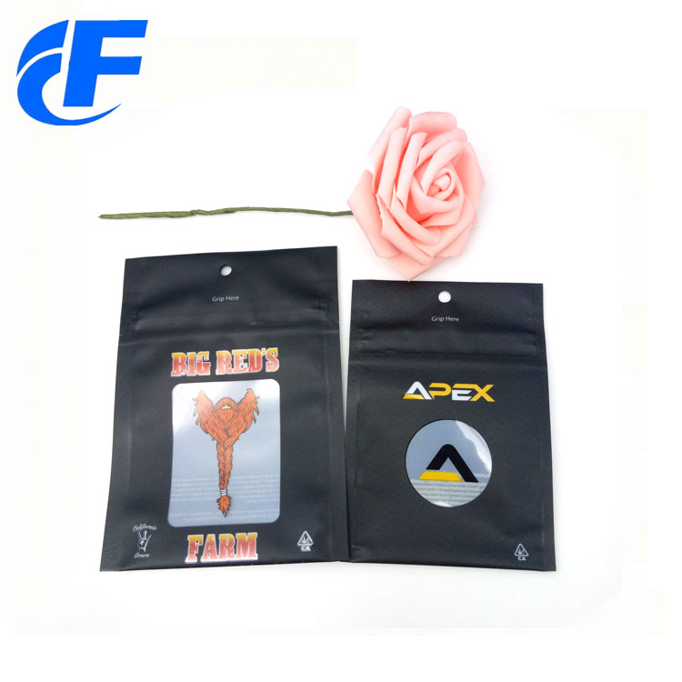 Trẻ em có mùi thuốc lá kết thúc tốt đẹp Zipper Weed Bag